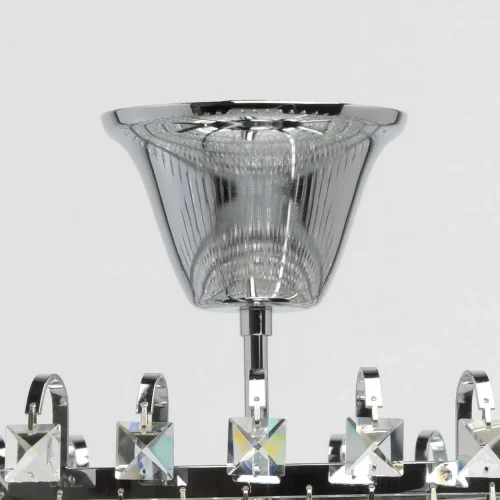 Люстра хрустальная Аделард 642010905 MW-Light прозрачная на 5 ламп, основание хром в стиле классический  фото 12