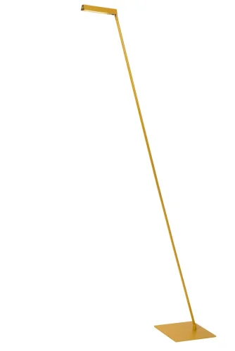 Торшер LED Lavale 44701/03/44 Lucide для чтения жёлтый на 1 лампу, основание жёлтое в стиле современный минимализм 