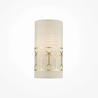 Бра Messina H223-WL-01-G Maytoni бежевый на 1 лампу, основание золотое в стиле кантри Бра Messina H223-WL-01-G Maytoni бежевый на 1 лампу, основание золотое в стиле кантри