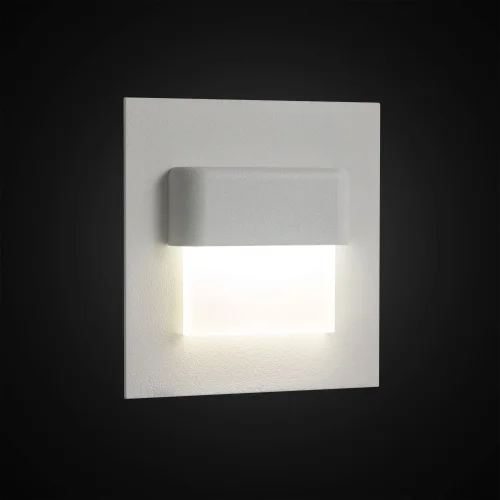 Светильник точечный для лестницы LED Скалли CLD006K0 Citilux белый 1 лампа, основание белое в стиле современный подсветка для лестниц и ступеней
