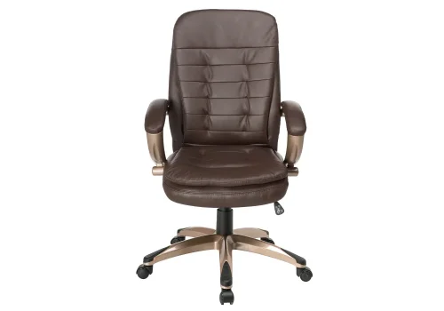 Компьютерное кресло Palamos brown 15074 Woodville, коричневый/экокожа, ножки/пластик/коричневый, размеры - *1140***630*720 фото 3