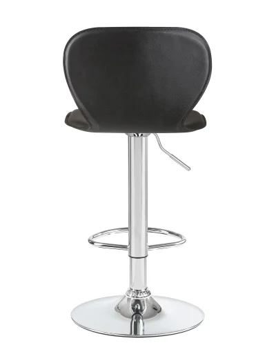 Стул барный набор 2 шт. SET-2 2640-LM ELISA, цвет сиденья черный, цвет основания хром Dobrin, /экокожа, ножки/металл/хром, размеры - 860*1070***390*480 фото 6 Стул барный набор 2 шт. SET-2 2640-LM ELISA, цвет сиденья черный, цвет основания хром Dobrin, /экокожа, ножки/металл/хром, размеры - 860*1070***390*480 фото 6