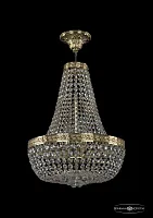 Люстра потолочная хрустальная 19281/H2/35IV G Bohemia Ivele Crystal прозрачная на 6 ламп, основание золотое в стиле классический sp