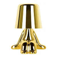 Настольная лампа LED Brothers 10233-D Gold LOFT IT золотая 1 лампа, основание золотое металл в стиле современный животные