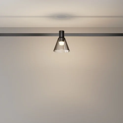 Трековый светильник LED Magnetic trаck system Flarity TR147-1-3W3K-B Maytoni чёрный серый для шинопроводов серии Magnetic trаck system Flarity чёрный фото 6