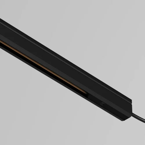 Ввод питания Magnetic track system Levity TRA184B-1B-100 Maytoni чёрный в стиле хай-тек современный для светильников серии Magnetic track system Levity levity магнитная фото 2