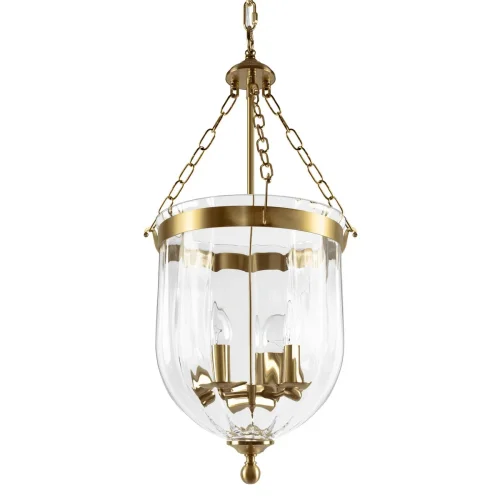 Светильник подвесной Incense 10455/4 AB LOFT IT прозрачный на 4 лампы, основание бронзовое в стиле классический арт-деко фото 7