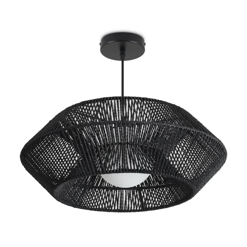 Светильник подвесной Cottage FR5405PL-01B3 Freya чёрный 1 лампа, основание чёрное в стиле современный кантри арт-деко  фото 2