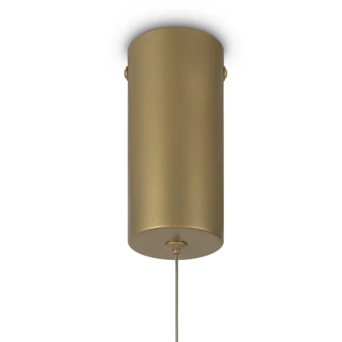 Светильник подвесной LED Glint MOD072PL-L28BS3K Maytoni латунь на 1 лампу, основание латунь в стиле хай-тек минимализм кольца фото 4