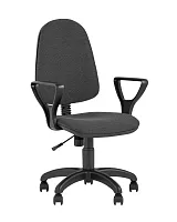 Кресло компьютерное престиж серое УТ000025954 Stool Group, серый/ткань, ножки/пластик/чёрный, размеры - ****620*590