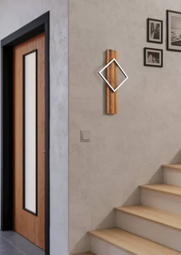 Бра LED Boyal 901934 Eglo чёрный на 1 лампу, основание чёрное коричневое в стиле современный фото 2 Бра LED Boyal 901934 Eglo чёрный на 1 лампу, основание чёрное коричневое в стиле современный фото 2