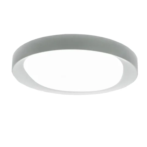 Светильник потолочный LED с пультом Kitesurf 7155 Mantra белый на 1 лампу, основание белое в стиле хай-тек современный с пультом