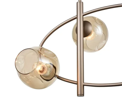 Светильник подвесной Astoria 441 VL5004P03 Vele Luce янтарный на 3 лампы, основание бежевое в стиле современный шар фото 2