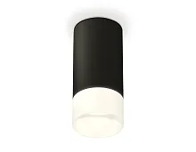 Светильник накладной XS8162003 Ambrella light чёрный 1 лампа, основание чёрное в стиле хай-тек круглый
