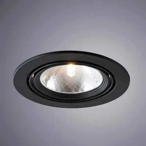 Светильник точечный Apus A6664PL-1BK Arte Lamp чёрный 1 лампа, основание чёрное в стиле современный  фото 2
