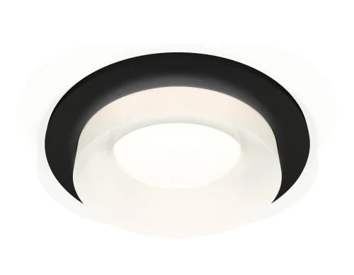 Светильник точечный Techno spot XC7622044 Ambrella light белый 1 лампа, основание чёрное в стиле современный 