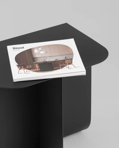 Журнальный столик Laure, металл, черный УТ000041896 Stool Group столешница из фото 6