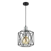 Светильник подвесной Evans 441 VL4032P01 Vele Luce чёрный на 1 лампу, основание чёрное в стиле классический 