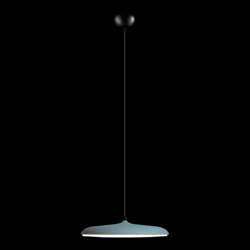 Светильник подвесной LED Plato 10119 Blue LOFT IT белый голубой 1 лампа, основание чёрное в стиле современный  фото 2