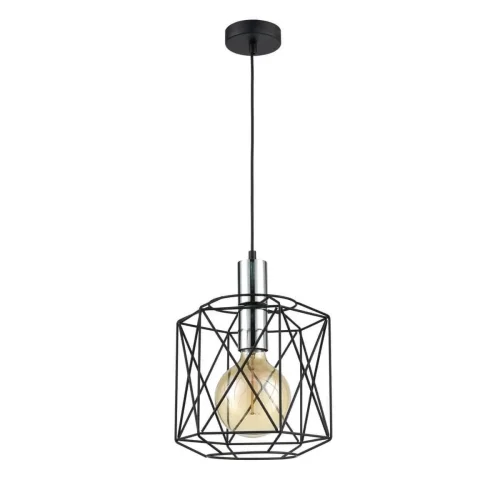 Светильник подвесной Evans 441 VL4032P01 Vele Luce чёрный на 1 лампу, основание чёрное в стиле классический 