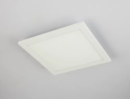 Светильник потолочный LED Rosi 41604D1 Globo белый 1 лампа, основание белое в стиле современный квадраты фото 3