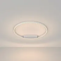 Светильник потолочный LED Rim MOD058CL-L50W3K Maytoni белый 1 лампа, основание белое в стиле современный хай-тек минимализм кольца