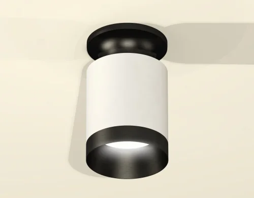 Светильник накладной Techno spot XS6301121 Ambrella light белый 1 лампа, основание чёрное в стиле современный круглый фото 3