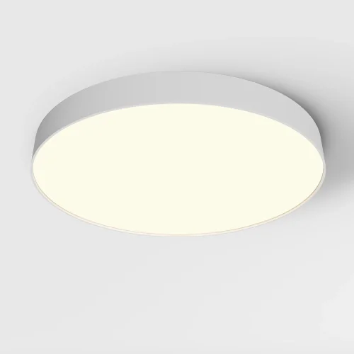 Светильник потолочный LED Zon C032CL-90W3K-RD-W Maytoni белый на 1 лампу, основание белое в стиле современный круглый тарелка фото 11