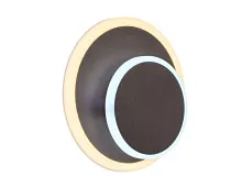 Бра LED Acrylica Original FW107 Ambrella light коричневый 1 лампа, основание коричневое в стиле хай-тек современный кольца