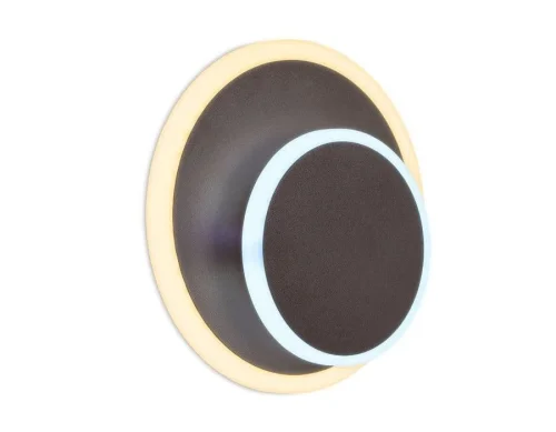 Бра LED Acrylica Original FW107 Ambrella light коричневый на 1 лампа, основание коричневое в стиле хай-тек современный кольца