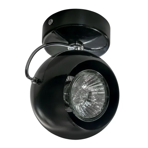 Светильник накладной Occhio Fabi 110577 Lightstar чёрный 1 лампа, основание чёрное в стиле хай-тек круглый