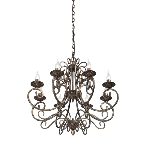 Люстра подвесная V1094-1/8 Vitaluce без плафона на 8 ламп, основание бронзовое в стиле современный фото 3 Люстра подвесная V1094-1/8 Vitaluce без плафона на 8 ламп, основание бронзовое в стиле современный фото 3