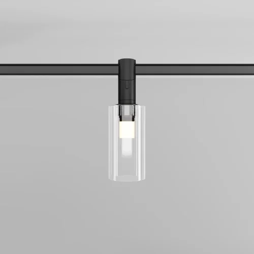 Трековый светильник LED Magnetic track system Flexity TR207-1-3W3K-B Maytoni прозрачный для шинопроводов серии Magnetic track system Flexity чёрный фото 5