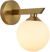 Бра Pabu OML-68301-01 Omnilux белый на 1 лампу, основание античное бронза в стиле современный 