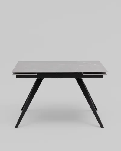 Стол Лоуренс 120-180/80/76, столешница керамика Armani Grey, подстолье металл УТ000040569 Stool Group столешница серая из керамика фото 3