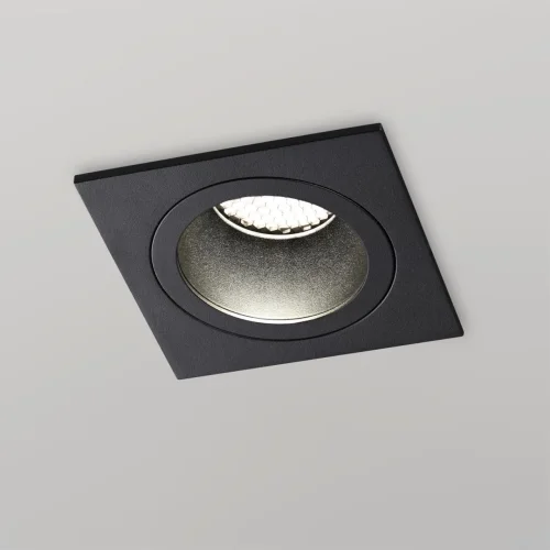 Светильник точечный Gemini 371006 Novotech чёрный на 1 лампу, основание чёрное в стиле современный хай-тек квадратный фото 4 Светильник точечный Gemini 371006 Novotech чёрный на 1 лампу, основание чёрное в стиле современный хай-тек квадратный фото 4