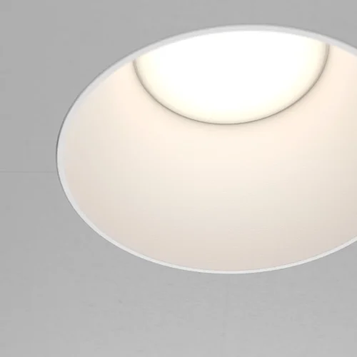 Светильник точечный Share DL051-01-GU10-RD-W Maytoni белый 1 лампа, основание белое в стиле современный для затирки фото 3