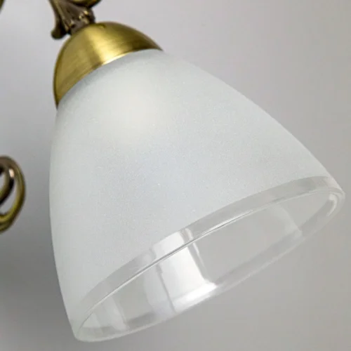 Бра с выключателем Латур CL413411 Citilux белый на 1 лампа, основание бронзовое в стиле классический  фото 6
