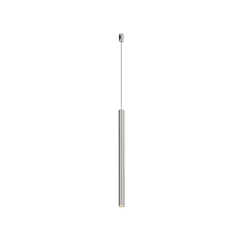 Трековый подвесой светильник Focus Led Flarity 3000K 5Вт 60° TR156-1-5W3K-PT Maytoni никель для шинопроводов серии Magnetic trаck system Flarity никель
