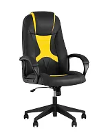 Кресло игровое TopChairs ST-CYBER 8 черный/желтый эко.кожа крестовина пластик УТ000035039 Stool Group, жёлтый/экокожа, ножки/металл/чёрный, размеры - ****655*770
