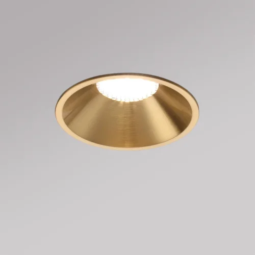 Светильник точечный Nova 359856 Novotech бронзовый на 1 лампу, основание бронзовое в стиле хай-тек круглый фото 8