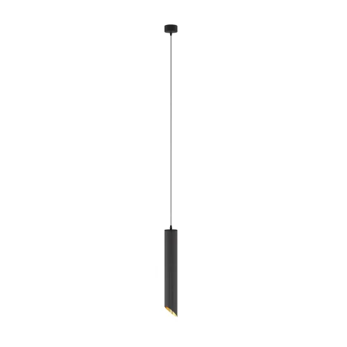Светильник подвесной Lipari P044PL-01-40GU10-B Maytoni чёрный на 1 лампу, основание чёрное в стиле современный трубочки