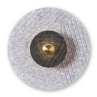 Бра LED Acoustic FR5494WL-L4GR Freya серый на 1 лампу, основание чёрное в стиле хай-тек современный отражённый свет