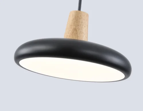 Светильник подвесной LED FL4839 Ambrella light чёрный на 1 лампу, основание чёрное в стиле хай-тек фото 6