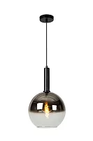 Светильник подвесной Marius 45402/30/30 Lucide чёрный серый 1 лампа, основание чёрное в стиле современный 