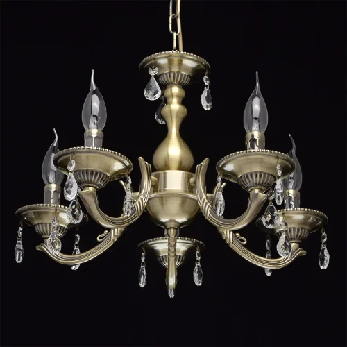 Люстра подвесная Аврора 371011605 MW-Light без плафона на 5 ламп, основание жёлтое бронзовое в стиле классический фото 3 Люстра подвесная Аврора 371011605 MW-Light без плафона на 5 ламп, основание жёлтое бронзовое в стиле классический фото 3