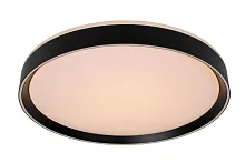 Светильник потолочный LED Nuria 79182/36/30 Lucide белый 1 лампа, основание чёрное в стиле современный 