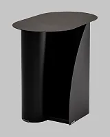 Журнальный столик Yvaine, металл, черный УТ000040315 Stool Group столешница чёрная из металл