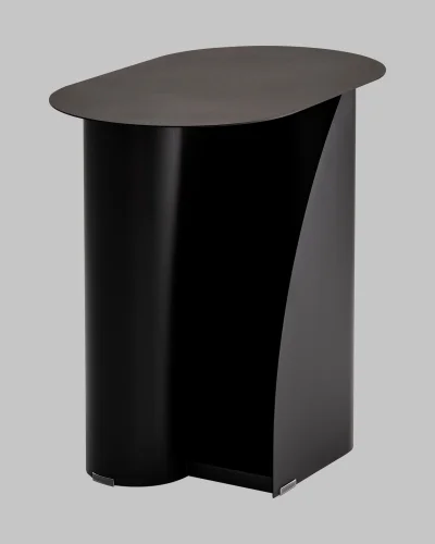 Журнальный столик Yvaine, металл, черный УТ000040315 Stool Group столешница чёрная из металл