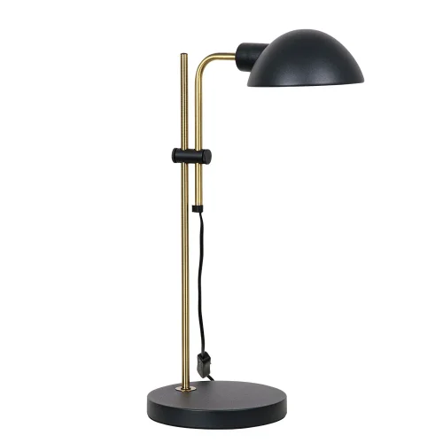 Настольная лампа Zetta A7055LT-1BK Arte Lamp чёрная на 1 лампу, основание чёрное металл в стиле лофт современный 
